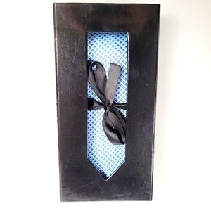 Mario Masotti Blue & White Neck Tie